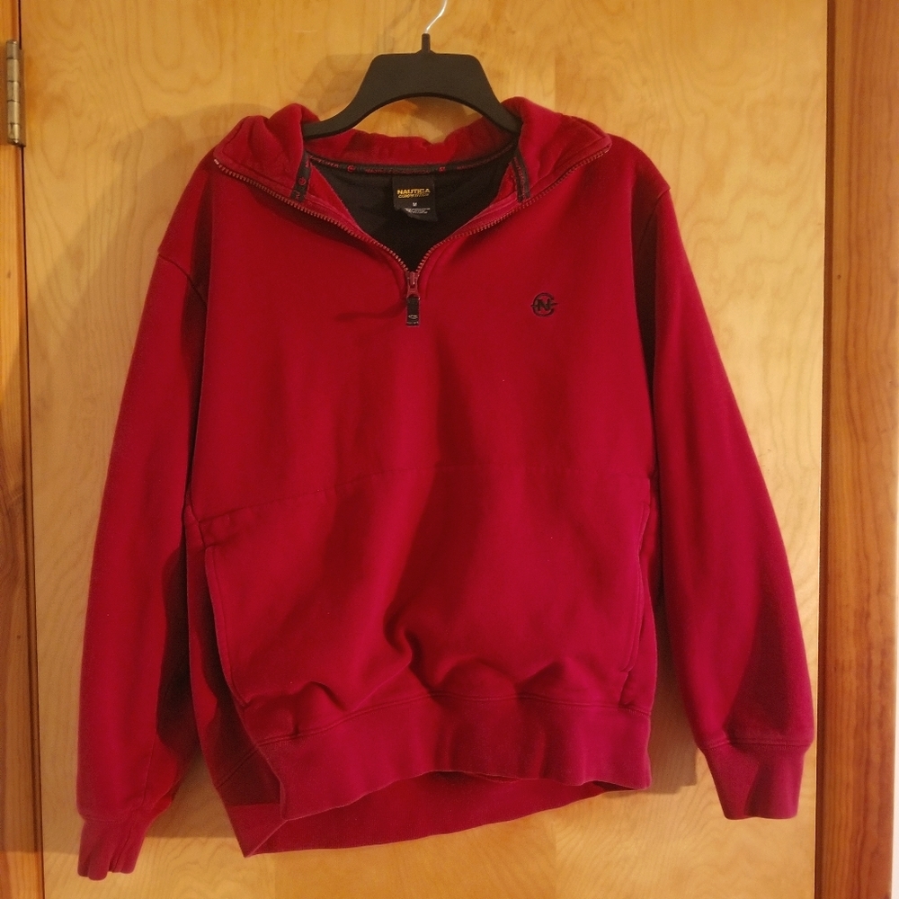 Nautica Competition Quarter Zip Pull Over w Pocket